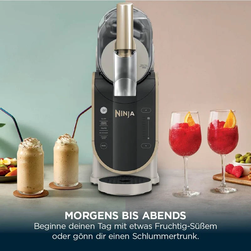 Ninja SLUSHi Maschine FS301EUSTGD für Slush & Eisgetränke, Stone Gold