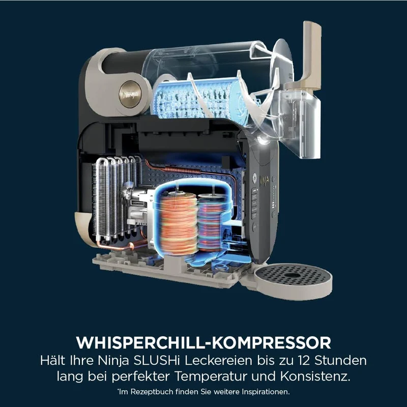 Ninja SLUSHi Maschine FS301EUSTGD für Slush & Eisgetränke, Stone Gold