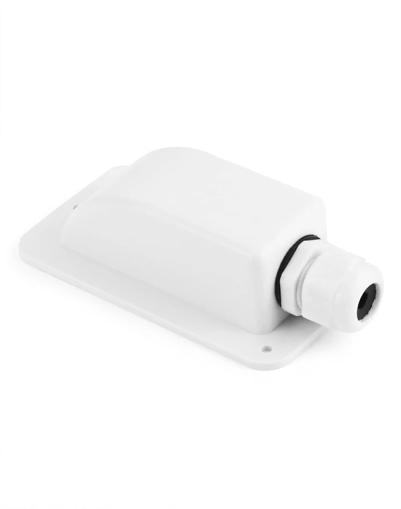 Dachdurchführung IP68 für Solaranlagen – 1-fach Kabeldurchführung 6–12 mm, ABS, Weiss