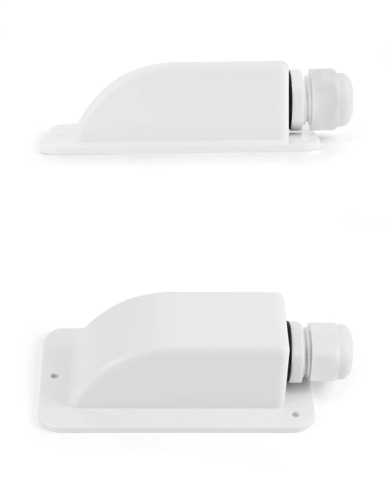 Dachdurchführung IP68 für Solaranlagen – 1-fach Kabeldurchführung 6–12 mm, ABS, Weiss