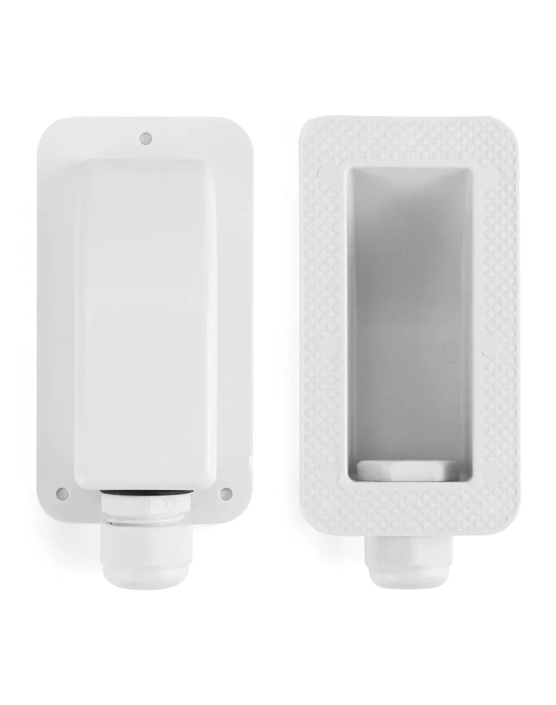 Dachdurchführung IP68 für Solaranlagen – 1-fach Kabeldurchführung 6–12 mm, ABS, Weiss