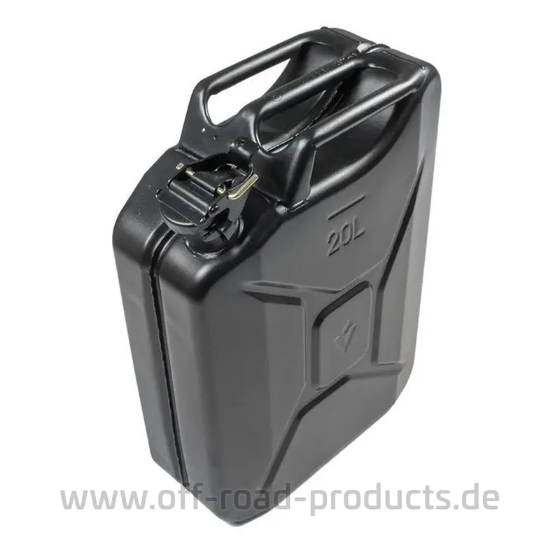 Reserve Kanister 20 Liter Stahl - Schwarz