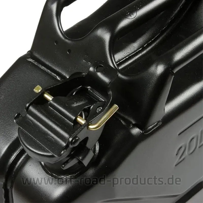 Reserve Kanister 20 Liter Stahl - Schwarz