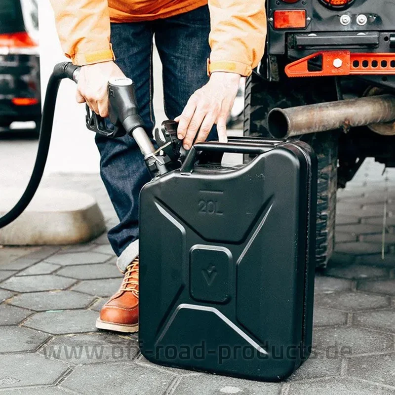 Reserve Kanister 20 Liter Stahl - Schwarz