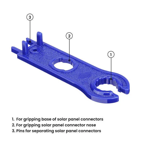 1 Pair Solar Connector Tool Assembly Spanners