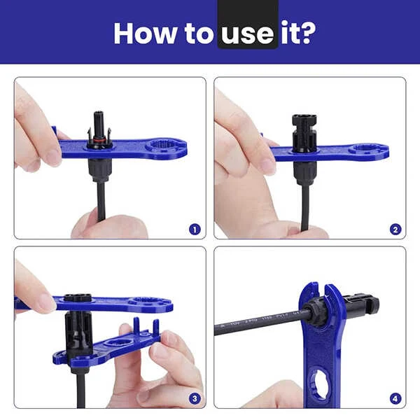 1 Pair Solar Connector Tool Assembly Spanners