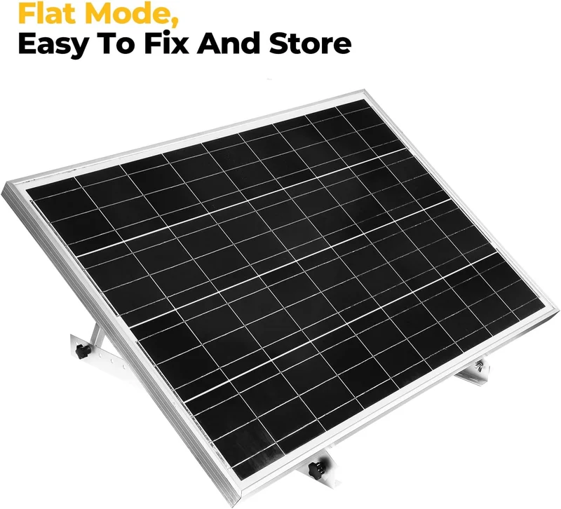 28 in Adjustable Solar Panel Tilt Mount Brackets