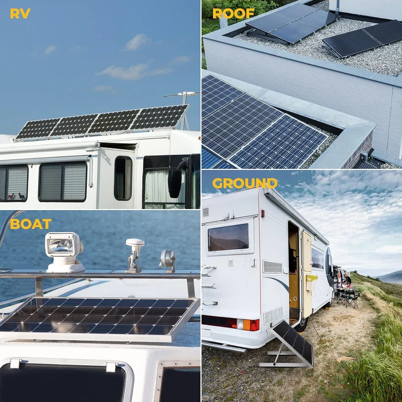 28 in Adjustable Solar Panel Tilt Mount Brackets