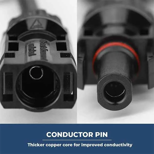 Solar Branch Connectors Y Connector in Pair MMMF+FFFM Parallel Connection