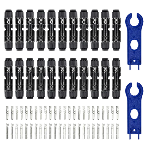 (10AWG) 44PCS Solar Connector with Spanners IP67 Waterproof Male/Female
