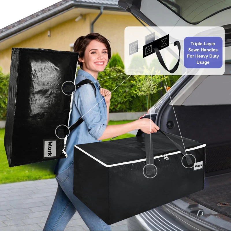 ZFWDSY Umzugstaschen 93 Liter 8er-Pack, faltbar und wasserabweisend