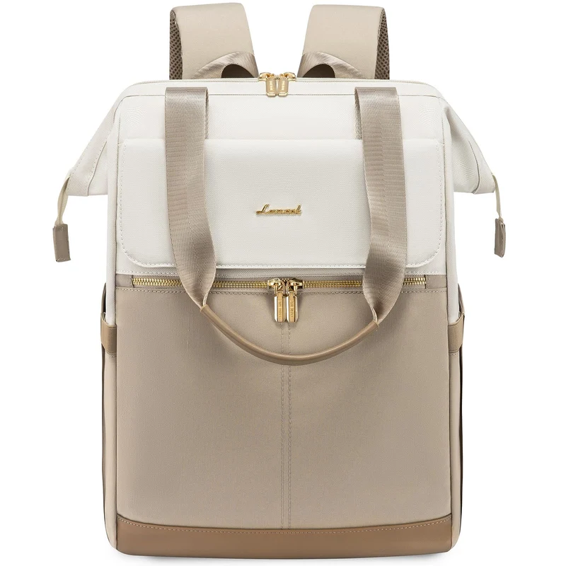 LOVEVOOK Damen Rucksack Gross mit Laptopfach 17 Zoll, wasserdicht