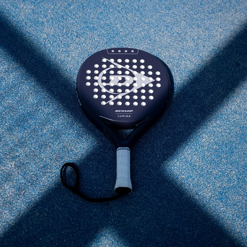 Dunlop Lumina Padelschläger Dark Grey mit Graphitrahmen, 365 g