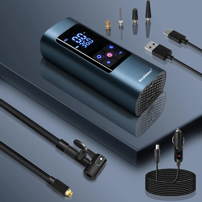 Neakhmer Mini Kompressor Akku Luftpumpe N21 150 PSI für Auto und Velo