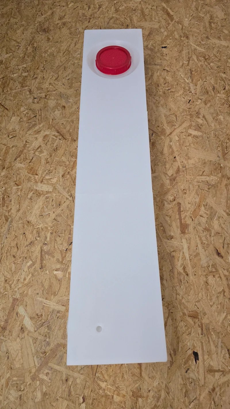 Wassertank, 57 l, L 130 x B 26 x H 17 cm