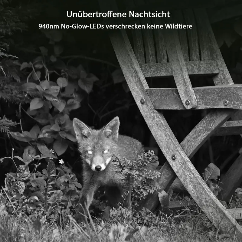 GardePro E8 2.0 Pro Wildkamera mit WLAN, 64MP 4K und 64GB SD-Karte