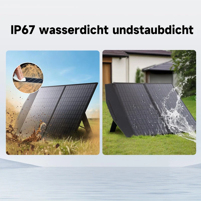 ALLPOWERS Faltbares Solarpanel 100W, monokristallin für Powerstation