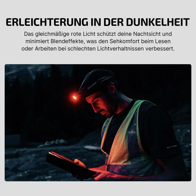 OLIGHT Perun 3 LED Stirnlampe, 3000 Lumen, wiederaufladbar, schwarz