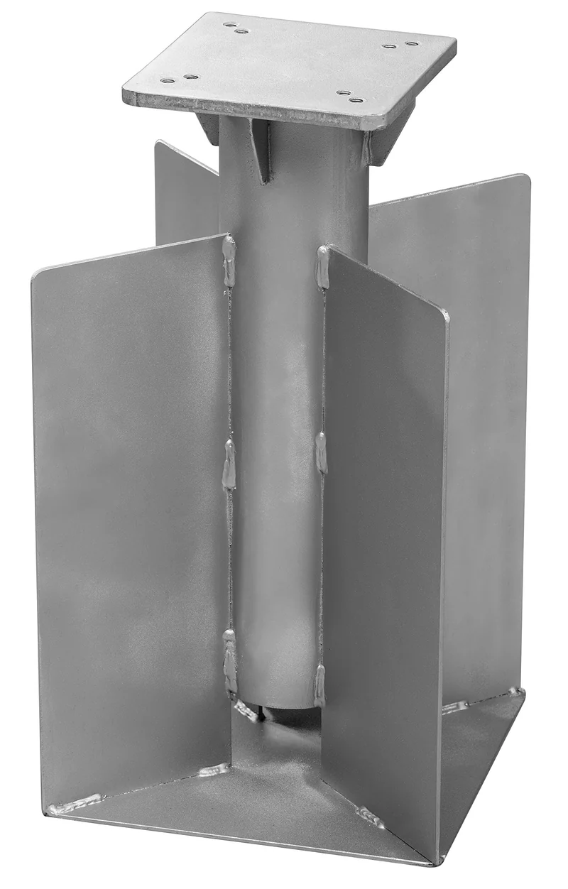 Schneider Universal-Bodenanker 897-50 für Ampelschirme, silbergrau