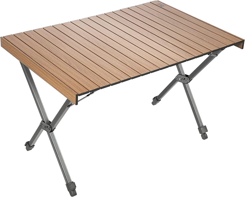 TIMBER RIDGE Campingtisch klappbar, höhenverstellbar, Aluminium