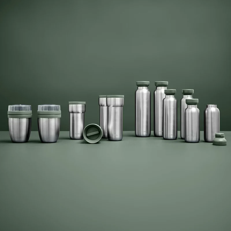 Mepal Thermobehälter Ellipse Lunchpot 500 + 200 ml Nordic black