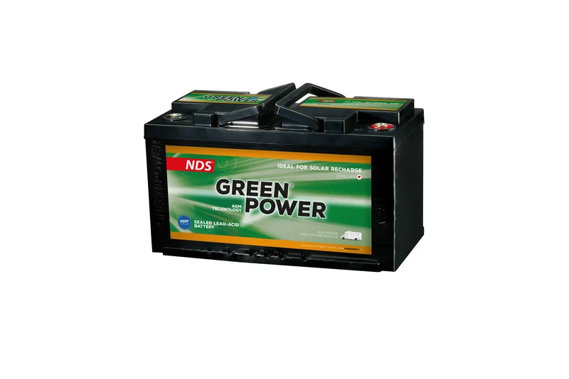 Green Power AGM Batterie GP100T – 100 Ah Wohnraum- und Solarbatterie