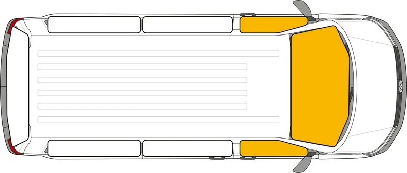 Thermomatte, VW T7, Fahrerhaus, ab 2021