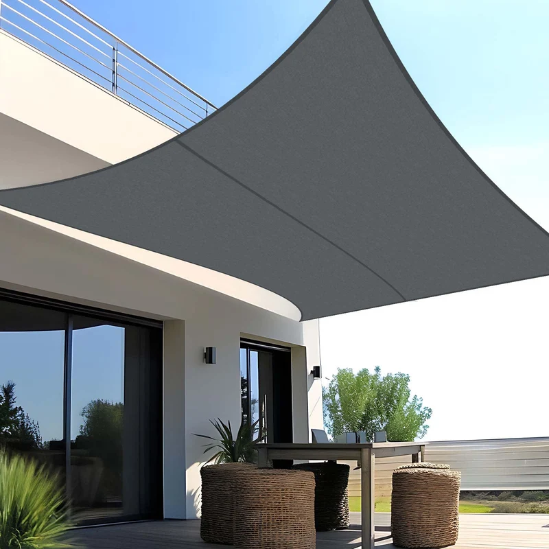 SUNNY GUARD Sonnensegel wasserdicht 4x5 m rechteckig, anthrazit