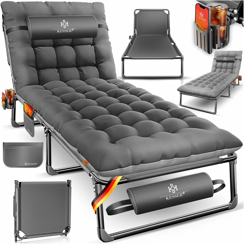 KESSER Campingbett Feldbett klappbar 190 x 68 x 30 cm, bis 250 kg