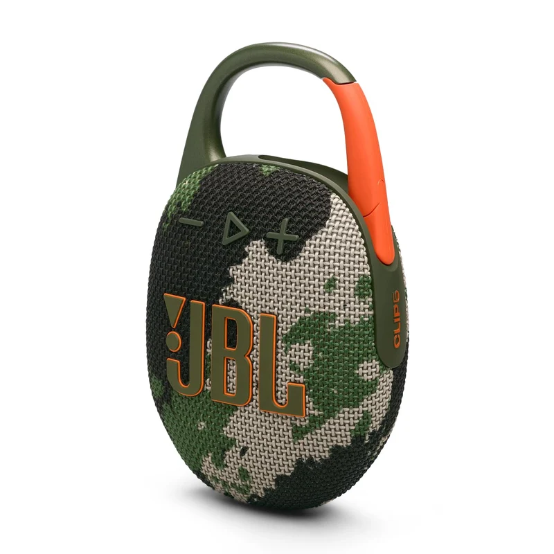 JBL Clip 5 Tragbarer Bluetooth-Lautsprecher, Camouflage, IP67
