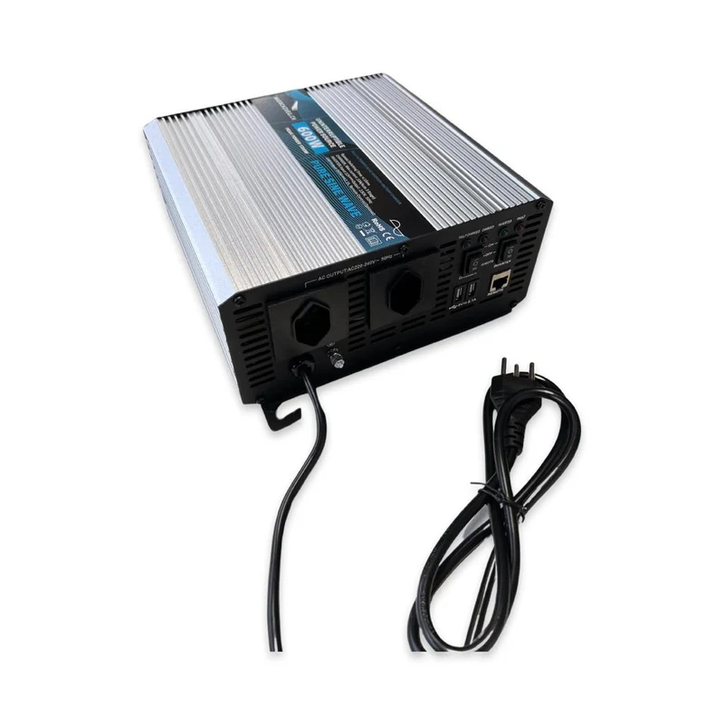 High-End 3in1 Wechselrichter mit 600W Dauerleistung, Vorrang (Bypass) und Ladegerät