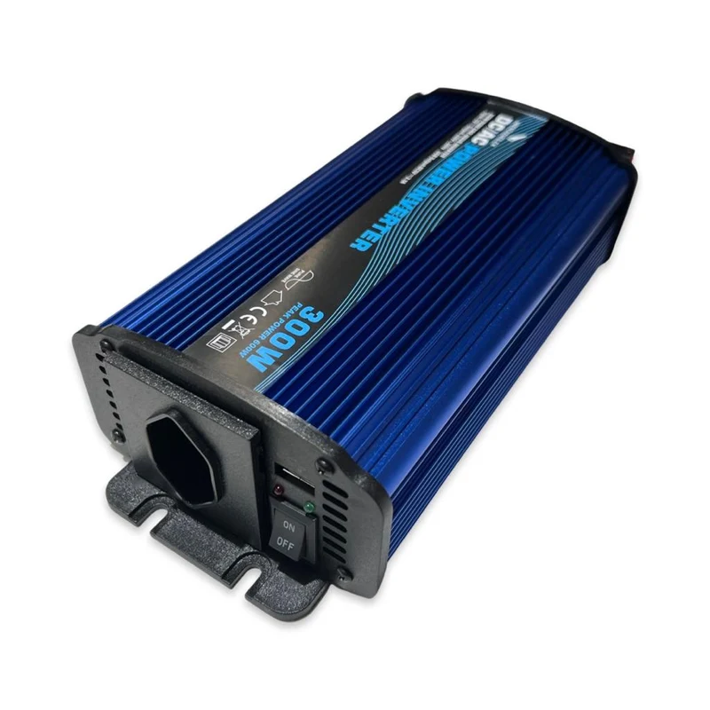 High-End Wechselrichter mit 300W Dauerleistung, CH-Steckdose