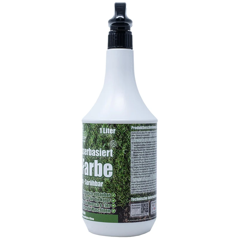 InstaGreen Rasen- & Heckenfarbe 1 Liter Sprühflasche gebrauchsfertig