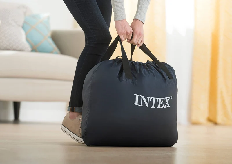 Intex Twin Ultra Plush Luftbett mit Fiber-Tech, 99 x 191 x 46 cm