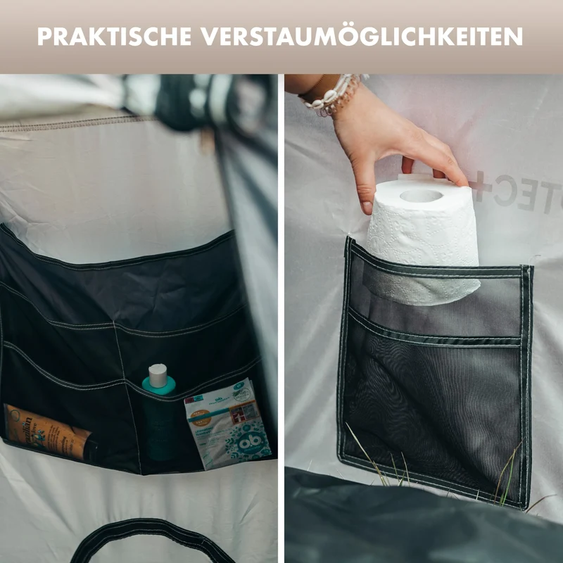 NATURBUMMLER Duschzelt Pop-Up Privacy Protec+ wasserdicht 1,9 m
