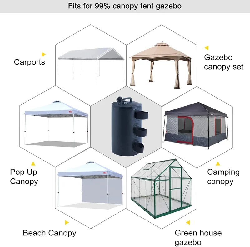 MasterCanopy Beingewichte 4er Set, Gewichtstaschen für Pavillon