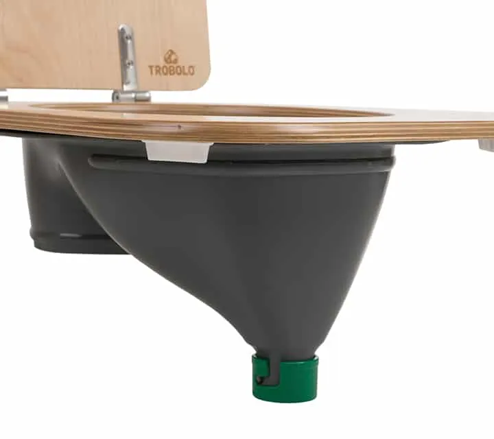 Trenntoiletten Einsatz (weiss oder grau) & Toilettensitz