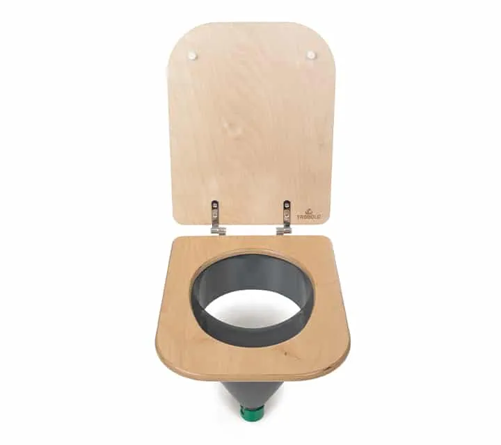 Trenntoiletten Einsatz (weiss oder grau) & Toilettensitz