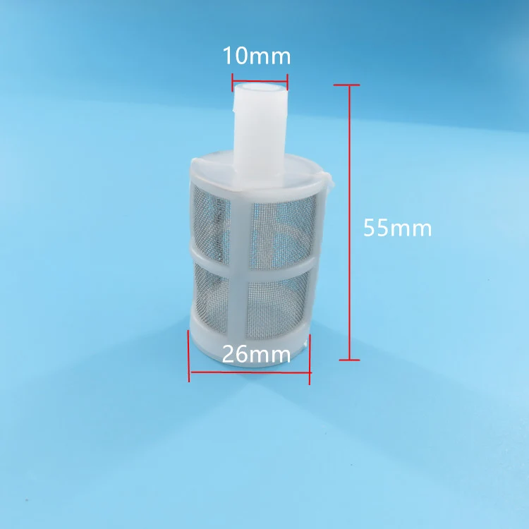 10mm Schlauch- Filter um das System von Grobpartikeln zu schützen