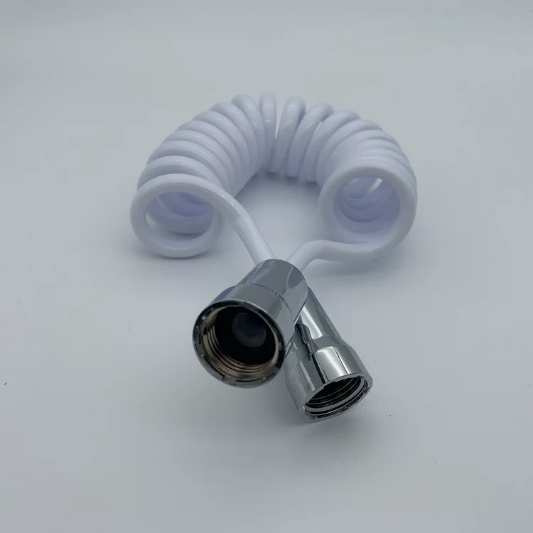 1.5m Dusch- Schlauch, Kringel- flexibles PVC, ausziehbar