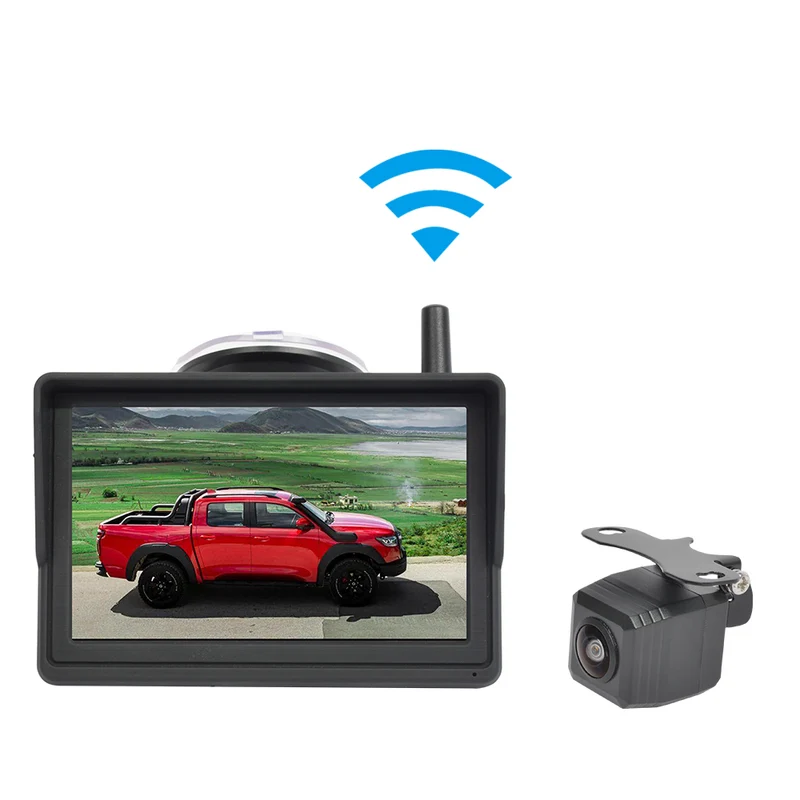 5 Zoll digitales drahtloses Rückfahrkamera - System, Wireless
