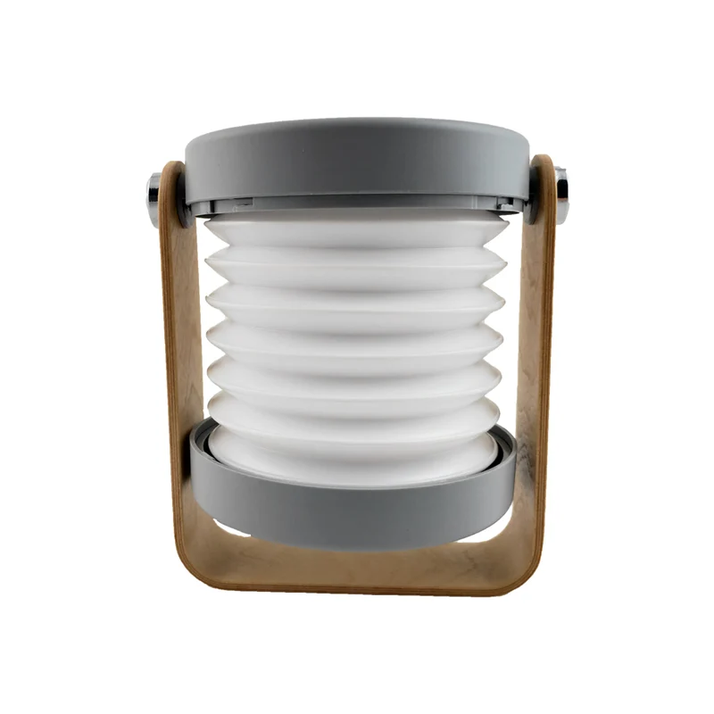 Laterne warmweiss, Spot- oder Ambientemodus, mit Akku, 3 Helligkeitsstufen und USB Ladegerät