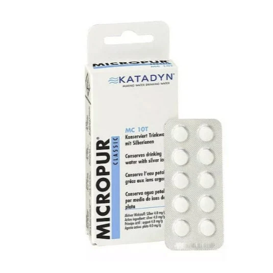 Trinkwasser Konservierung Tabletten, Micropur - Classic MC 10T ( für Wassertanks bis 70L geeignet)