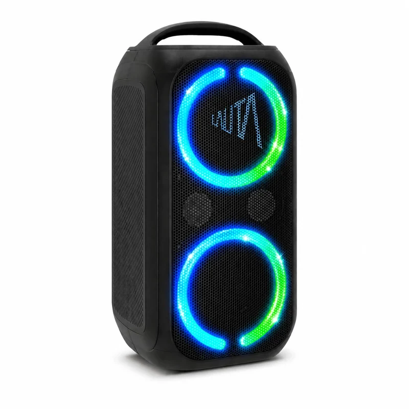 TechniSat LAUTA WUMMSBOX Bluetooth Partybox mit LED-Lichtshow