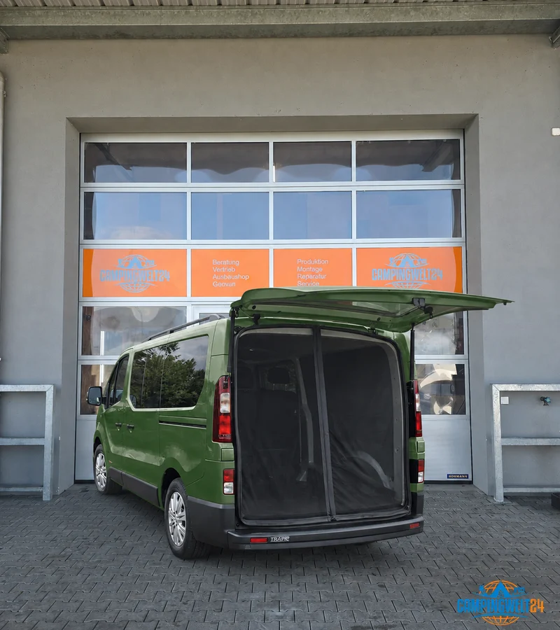 Moskitonetz für die Hecktür von Renault Trafic, Opel Vivaro und Nissan NV300 ab 2014