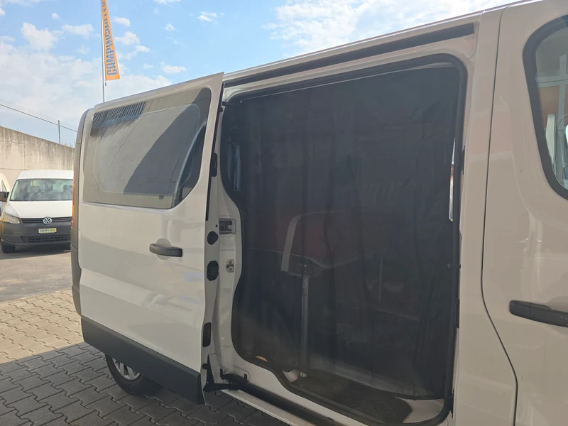 Moskitonetz für Schiebetür - J-Reissverschluss - für Renault Trafic, Oprl Vivaro ab 2014, Nissan NV 300