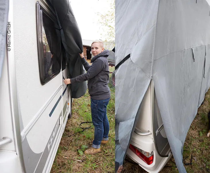 Wohnwagen Schutzhülle für Caravanbreite 2,5m