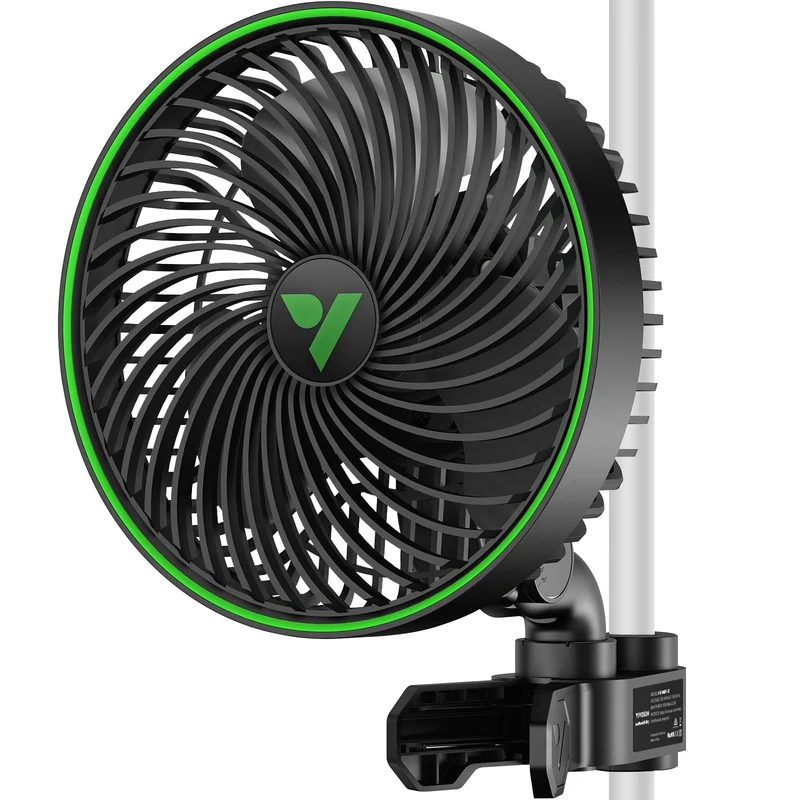 VIVOSUN E6 Gen2 Grow Ventilator, oszillierender Clip-Ventilator