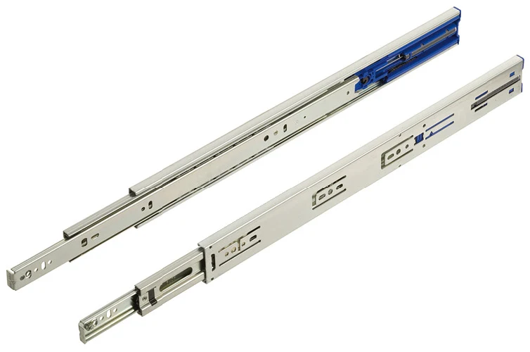 Kugelführung, Vollauszug, Accuride 3832 EC, Tragkraft bis 45 kg, Stahl, seitliche Montage 350mm-700mm