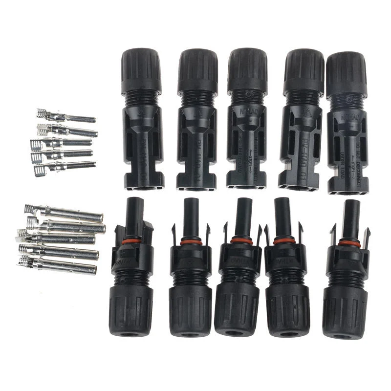 5 Paar Solar Solarstecker und -Buchsen Wasserdicht IP67 für photovoltaische Solaranlagen